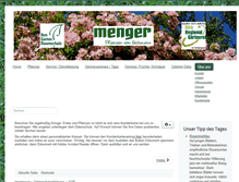 Tablet Screenshot of menger-pflanzen.de